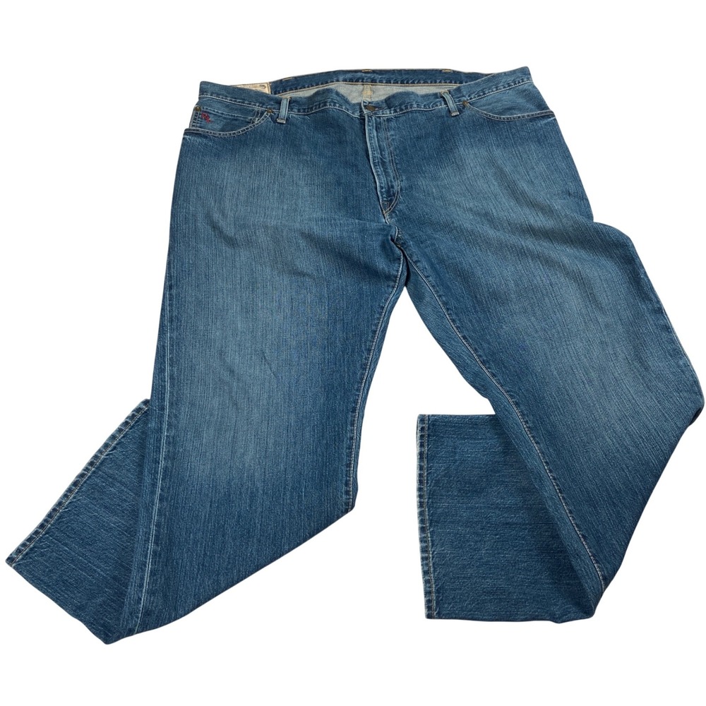 Polo Ralph Lauren‎ Jeans Mens 46Bx30 Blue Authentic Dungarees Straight Leg Denim